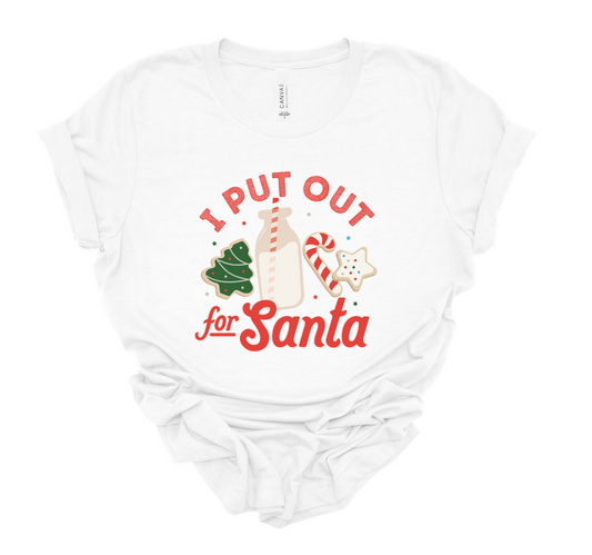 I put out for santa | white