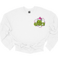 *youth* in my grinch era sweatshirt | white