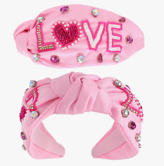 LOVE headband | pink