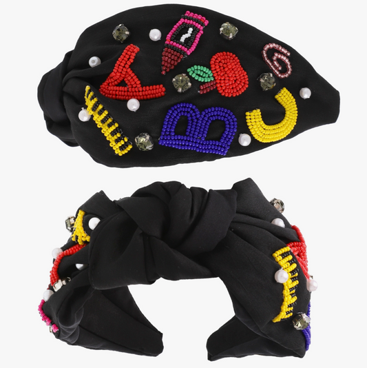 ABC headband | black