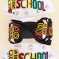 100 days of school headband | white