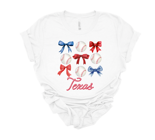 texas coquette adult tee | white