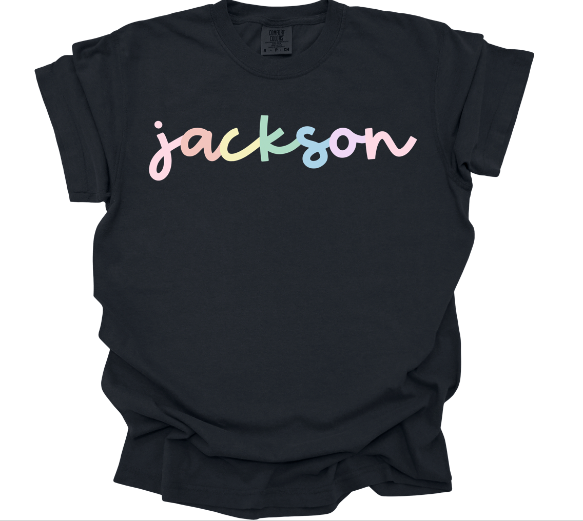 pastel rainbow peach market jackson | black