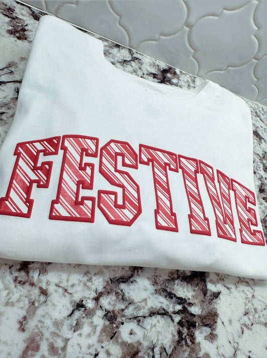 Candy Cane Festive Sweatshirt