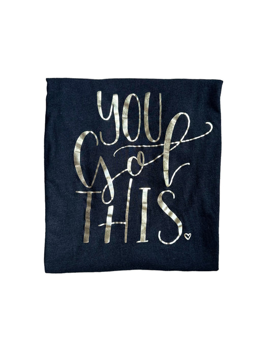 shiny gold you got this | heather black