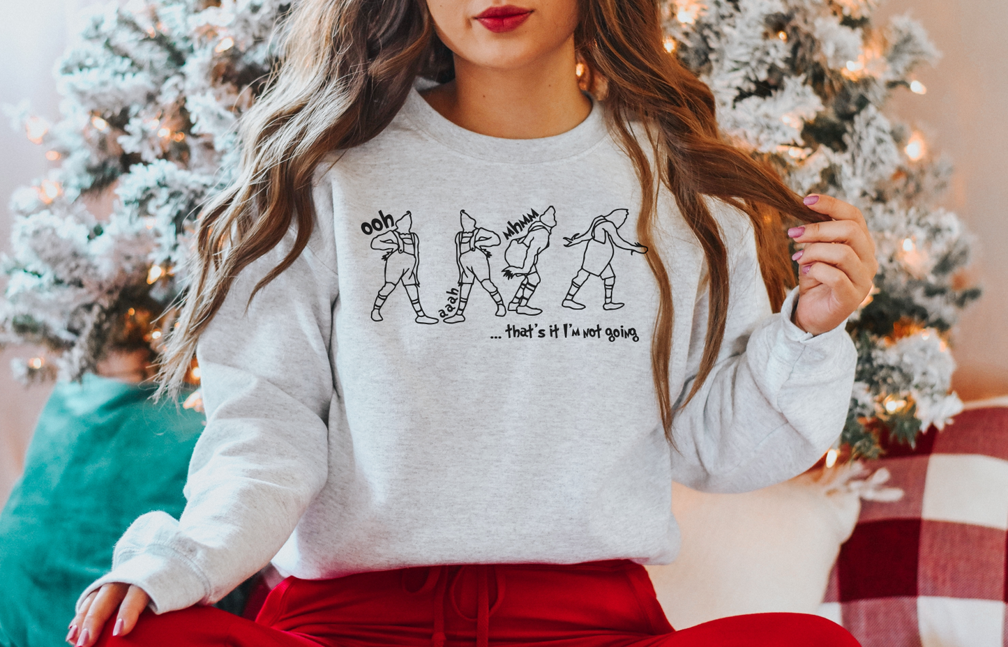 Ooh Aah! Grinch Sweatshirt - Black