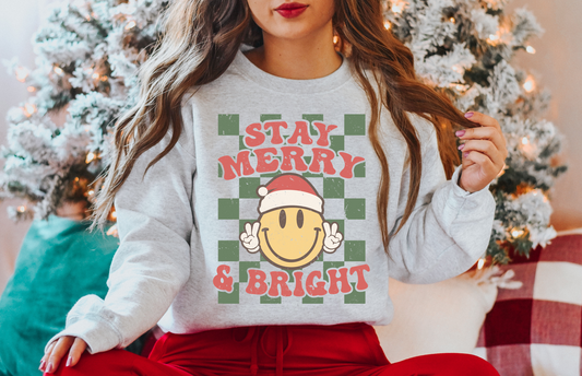 Stay Merry and Bright Checkered