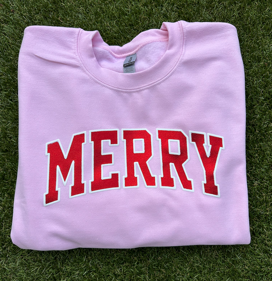 Varsity Merry Puff | Sweatshirt