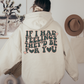 if i had feelings, they'd be for you | sand hoodie