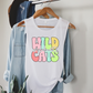 groovy bright wildcats | white