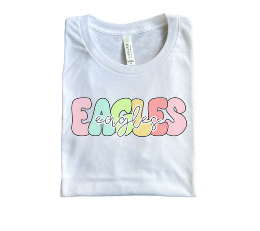 groovy bright eagles | white