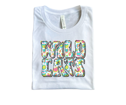 colorful leopard wildcats | white | adult