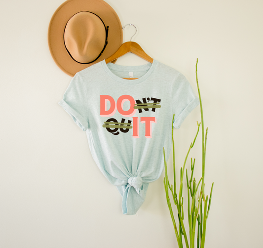 DOn't quIT | heather prism ice blue